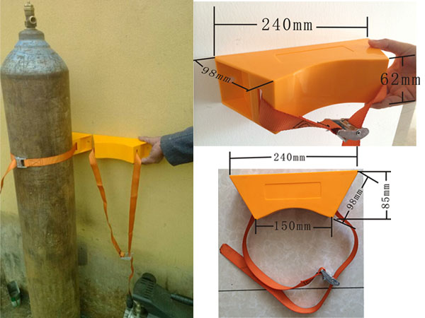 實(shí)驗(yàn)室氣瓶固定墻上固定